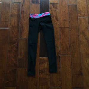 black size 8 black long ivivva leggings